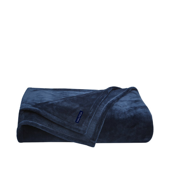 Nautica Solid Throw Blanket & Reviews Wayfair